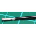 18AWG, 1mm2, Stranded, PVC, 80deg, Black
