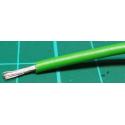 17AWG, 1.1mm2, Stranded, PVC, 85deg, Green