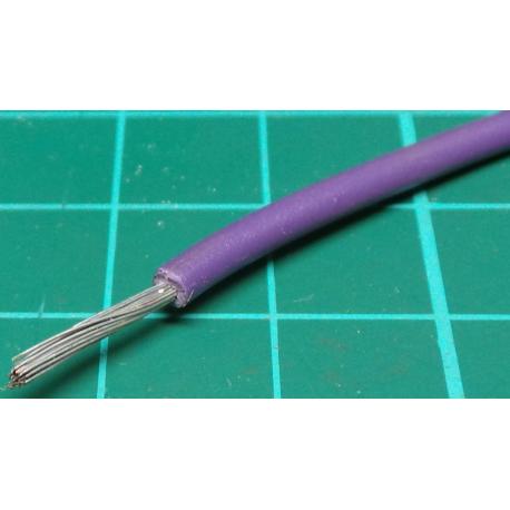 17AWG, 1.1mm2, Stranded, PVC, 85deg, Purple
