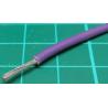 17AWG, 1.1mm2, Stranded, PVC, 85deg, Purple, per meter