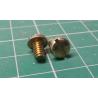 Screw, 6-32 x 1/4", Pan Head, Slotted, (For 3.5" Hard Disks)