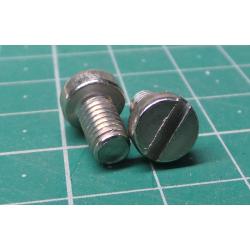 Screw, M5x8mm, Cheese Head, Slotted