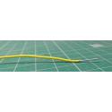 24AWG, 0.25mm2, Solid, PVC, Yellow, per meter
