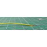 24AWG, 0.25mm2, Solid, PVC, Yellow, per meter