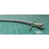 Cable, 36 Core, Screened, 7/0.1 cores, 30AWG, Grey, RS P/N 367-662, Nexans 10007755, per meter