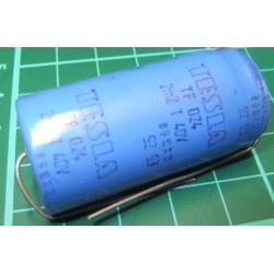 Capacitor, 2200uF, 40V, Axial, Electrolitic, Old Stock
