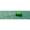 Capacitor, THT, 47uF, 6.3V, electrolytic, bipolar, Ø6.3x11mm