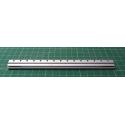 USED, Rack Part, 157mm Length, 2 M2.5 Threaded holes at each end, 15 M2.5 Threaded Holes along Length