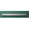 USED, Rack Part, 157mm Length, 2 M2.5 Threaded holes at each end, 15 M2.5 Threaded Holes along Length