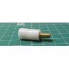 Nylon + Brass Standoff, M/F, Height 10mm, M4 Thread