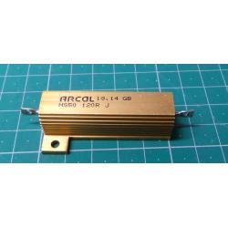 Resistor, 120R, 50W, 5%