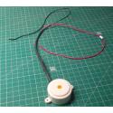 Piezo, with extended wires