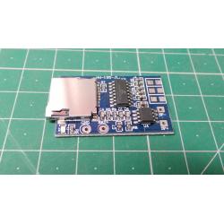 MP3 player with 2W amplifier, basic module