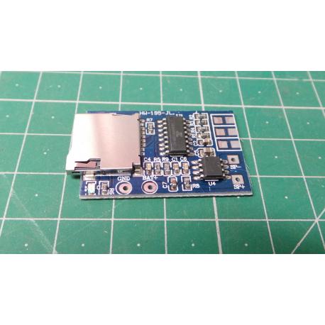 MP3 player with 2W RF amplifier, basic module