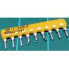 3K3 Resistor Array, 9 Pins, * Resistors Bussed, Damaged Pins