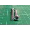 Screw, M6x40, Pan head, pozi