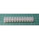 Terminal Block, 12way for 2.5mm2 wire, 8mm PITCH, 24A, NYLON