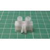 Terminal Block, 1way, for 6mm2 wire, 41AMP, NYLON