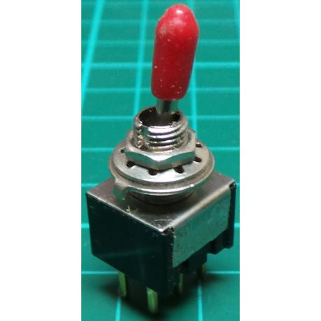 Switch DPDT Toggle, 250V, 3A, PCB Pins