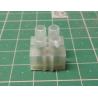 Terminal Block, 2way, for2.3mm2 wire, 10mm PITCH, 24A, NYLON