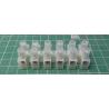 Terminal Block, 6way, for 6mm2 wire, 12mm PUTCH, 41AMP, NYLON