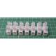 Terminal Block, 7 way, for 6mm2 wire, 12mm PITCH, 41AMP, NYLON