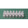 Terminal Block, 7 way, for 6mm2 wire, 12mm PITCH, 41AMP, NYLON