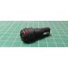 Fuse holder, Bulgin, Panel mount, for 5x20mm FUSE, IP68