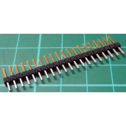 20 Pin SIL Header, Male, 2.54mm Pitch
