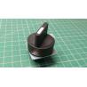 Teknic, Selector switch, Plastic LR, Black, 103-000-749