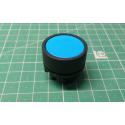 Teknic, BZ009, Push Button, Plastic flush, Blue, P2AF6, 103-000-745