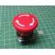 Mush, Head Push Button, Plastic 40mm, Turn to release, Red, P2AML4, 103-000-187