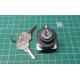 Key Switch Plastic, LC*R 455 Black, P2AK2-3PC