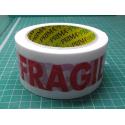 Fragile Tape, 50mm x 66mm
