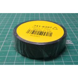 Insulating tape 0,13x15mmx10m ANTICOR - Black 