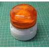 Klaxon Flashguard QBS Amber Xenon Beacon, 12 V dc, 24 V dc, Flashing, Surface Mount, RS P/N 309-5770, Mfr. Part No.: QBS-0054