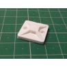 Self Adhesive Anchor Point for Cable Ties, 19x19mm, pack of 2