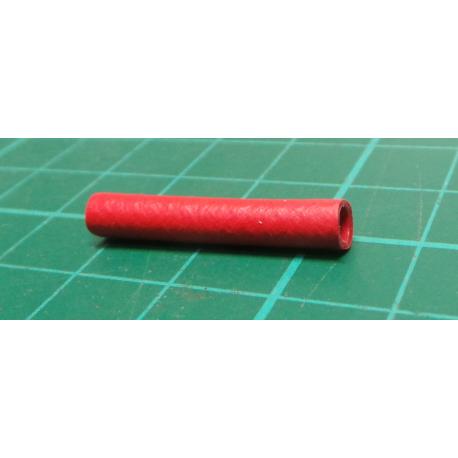 Silicone sleeving, 3mm bore, 25mm lenghs, red