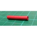 Silicone sleeving, 3mm bore, 25mm lengths, Red