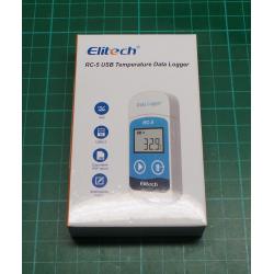 RC-5 thermometer with recording - USB Datalogger