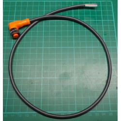 M12 Cable, 5 pin, 0.6m, Female, IFM EVC524