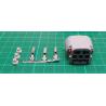 Kubota 16678-65830, Connector, Female, 3 Pin