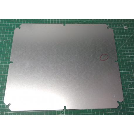 Steel mounting plate, 341x291mm