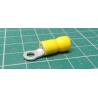 M3 Ring terminal, yellow
