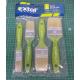 Flat brushes, set of 4, (25-38-50-63mm), EXTOL CRAFT, 91510