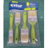 Flat brushes, set of 4, (25-38-50-63mm), EXTOL CRAFT, 91510