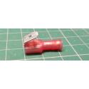 6.3mm Spade Piggy back connector, Red