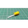 Blade terminal, 18mm Length, Yellow