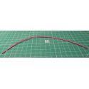 200mm Cut Wire, Red, 20AWG, 0.5mm2, 16 x 0.2, PVC