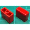Knob / Button, Isostat, Red
